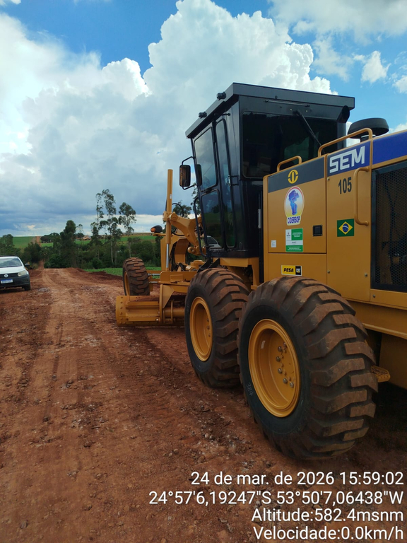 Semana começa com avanço em infraestrutura em São Pedro do Iguaçu.